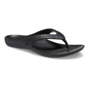 CROCS Kadee II Flip Flops Black Size 7 Women's